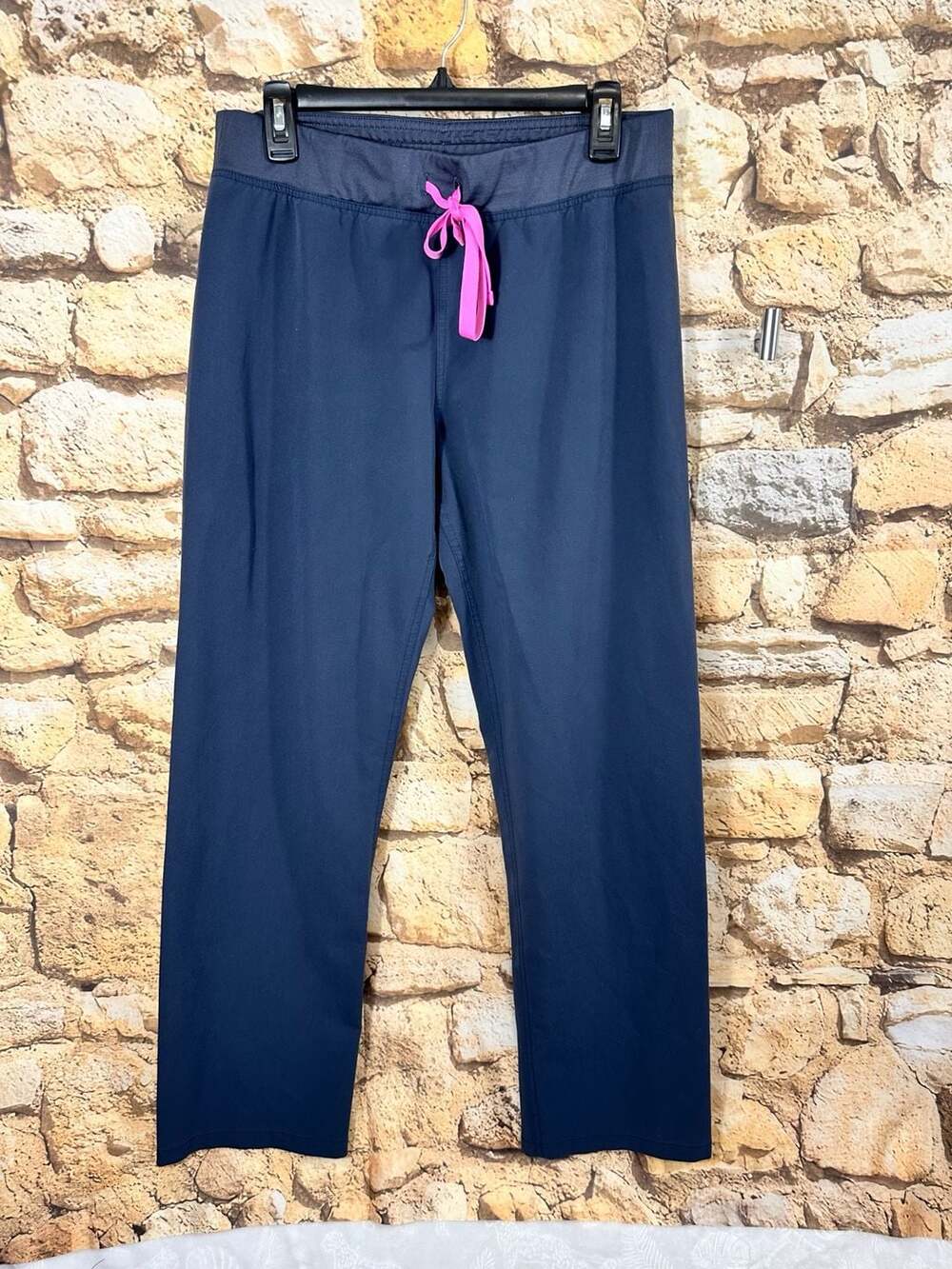 Figs Technical Collection Zamora Night Sky Scrub Pants Size M Blue